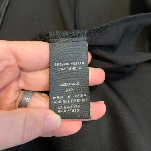 Suzy Shier Petite Black Long Double Breasted Vest S/P - Picture 7 of 9